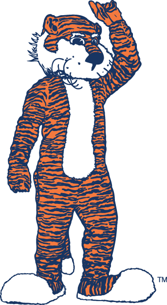 Auburn Tigers 1981-2003 Mascot Logo diy DTF decal sticker